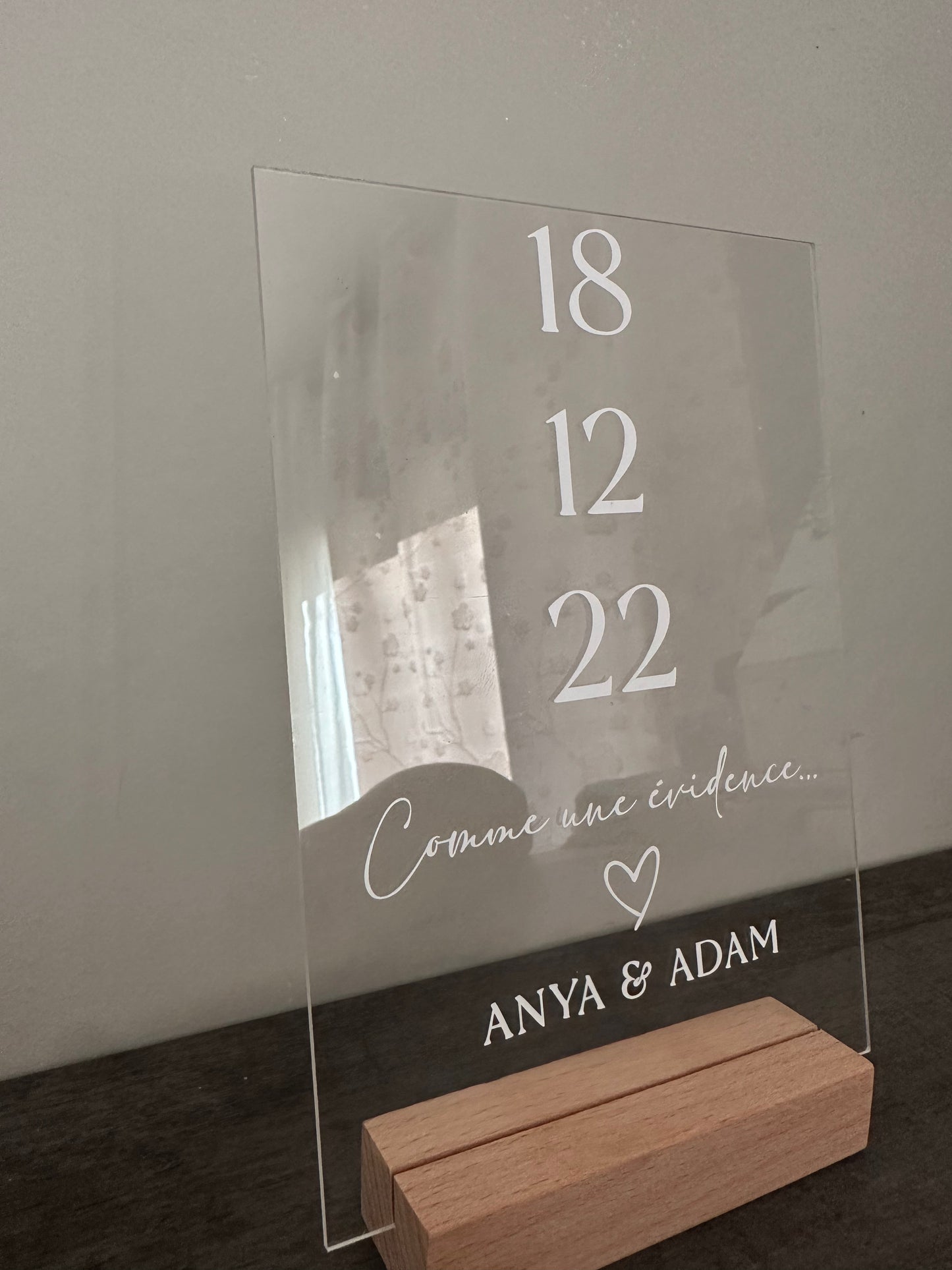 Plaque : Amour infini