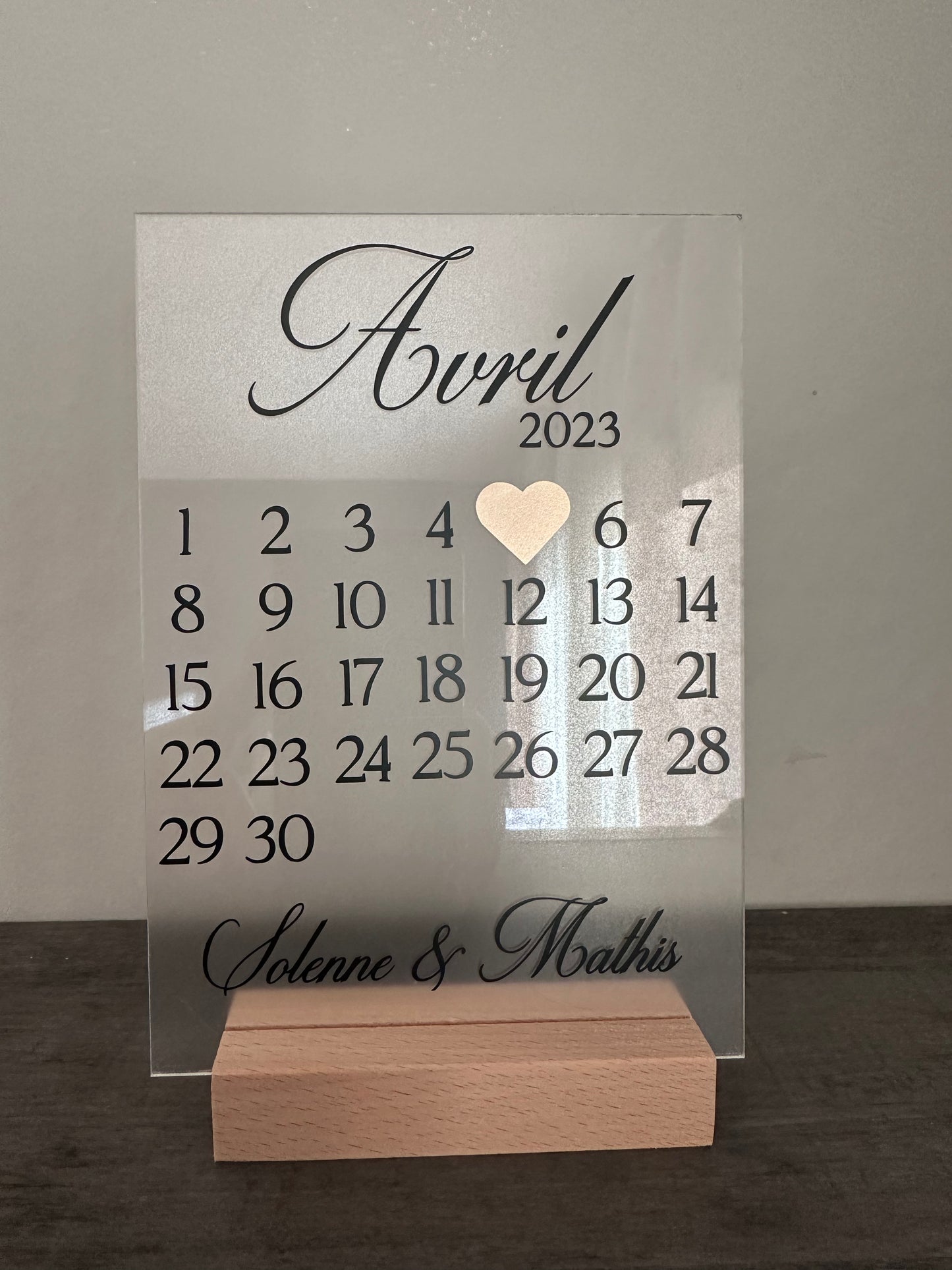 Plaque : Love date
