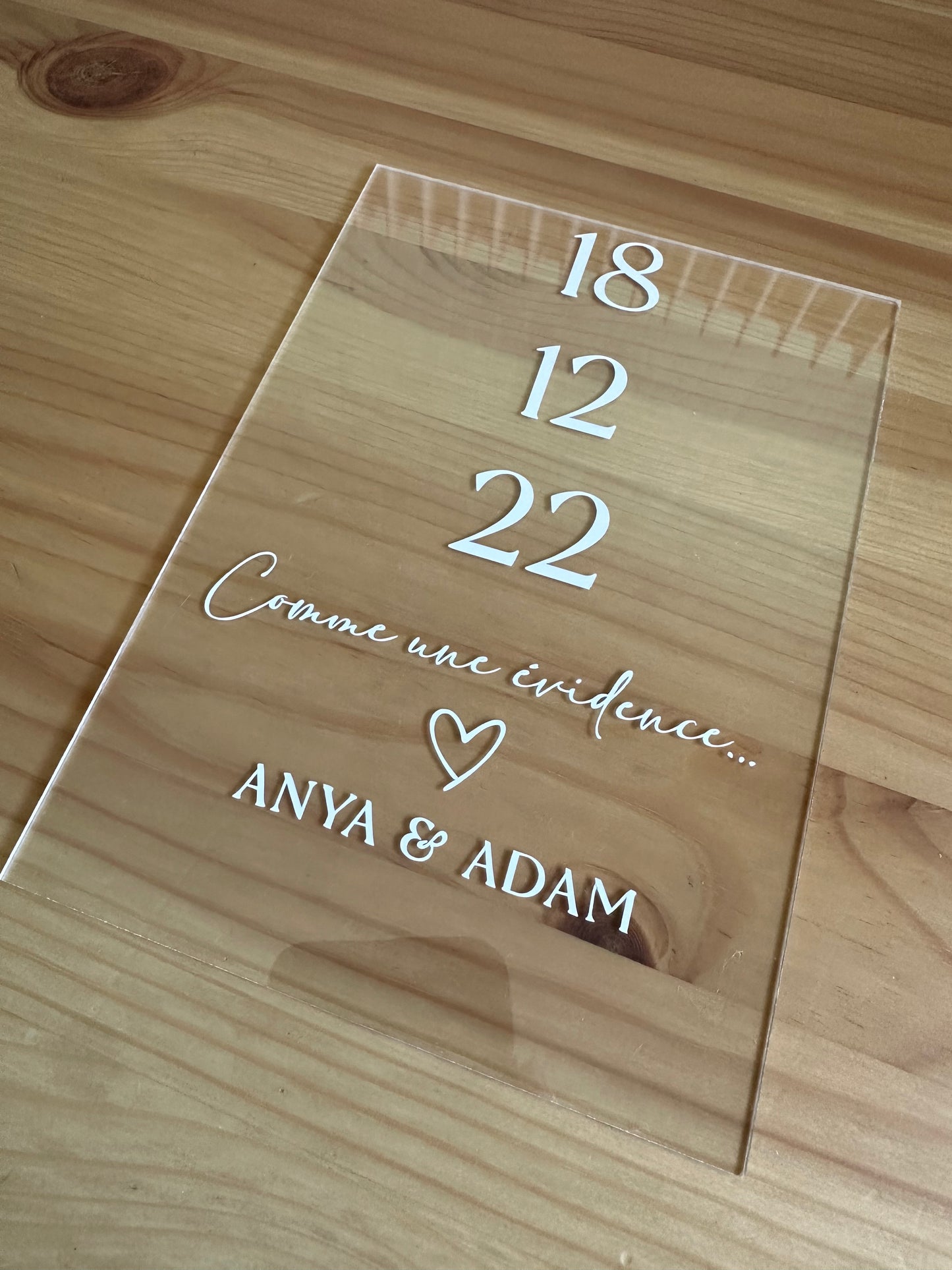 Plaque : Amour infini