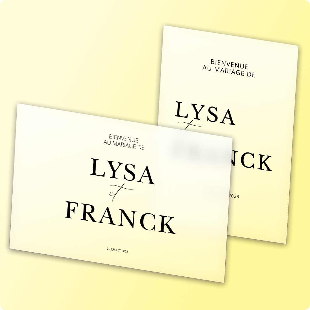 Stickers Panneau : Modèle Lysa